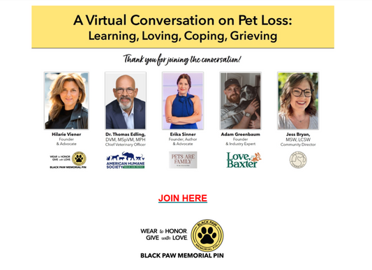 International Pet Memorial Day: A Virtual Conversation on Pet Loss