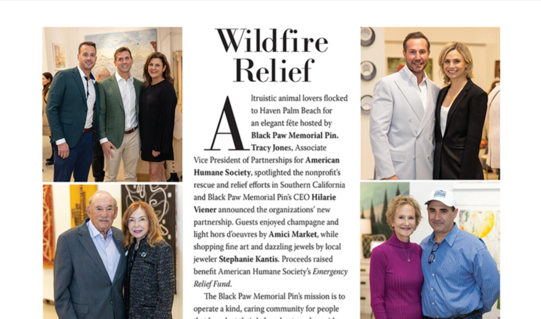 Palm Beach Society: “Wildfire Relief”